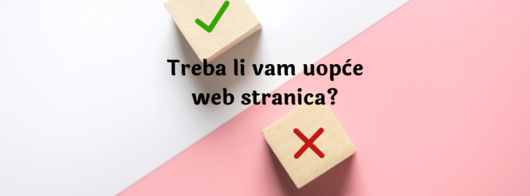 Ilustracija treba li vam web stranica