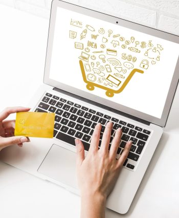 high-angle-online-shopping-laptop
